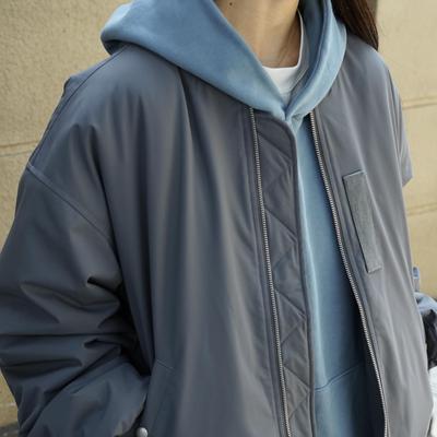 Gnomes lab 24AW 三防复合反导热面料仿羽棉MA1纯色夹克棉服