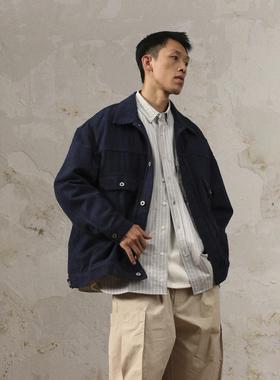 Gnomes lab 24AW定织磨毛纯棉重磅格纹101夹克外套