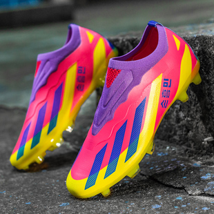 梅西X20.1猎鹰足球鞋 男AG长钉C罗刺客毒蜂运动学生男童儿童训练鞋