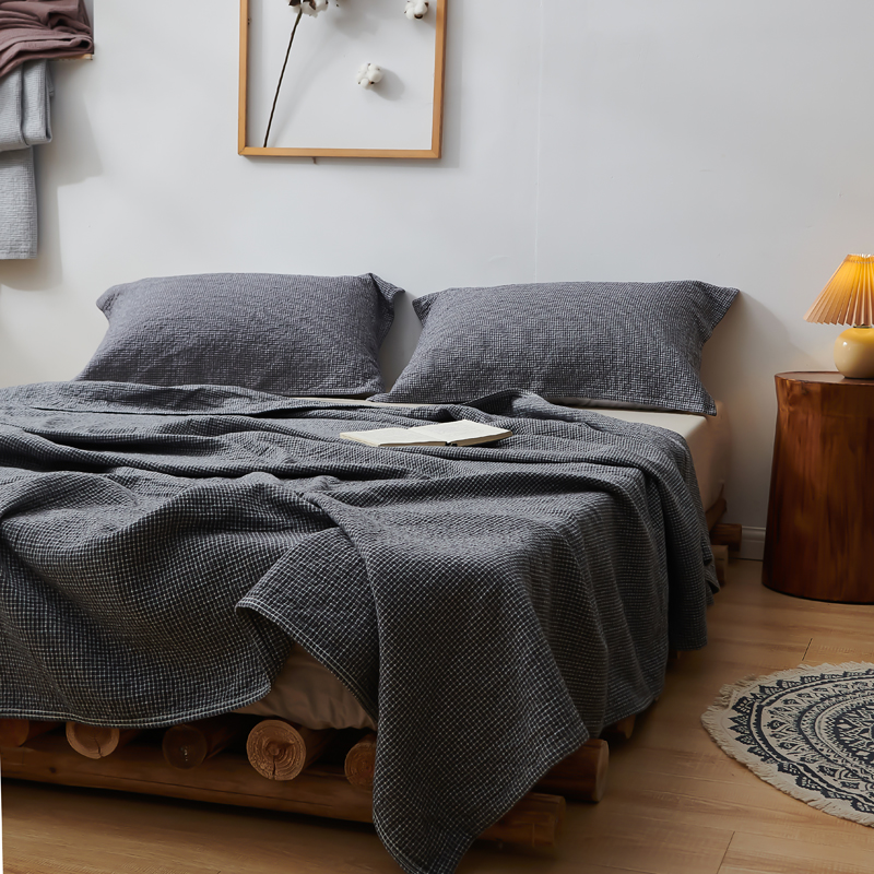 日式和风多功能盖毯全棉纱布毛巾毯卧室空调夏凉被毛巾被夏季薄款