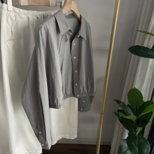 防晒夹克2026春夏新款 D非常好穿 翻领短外套