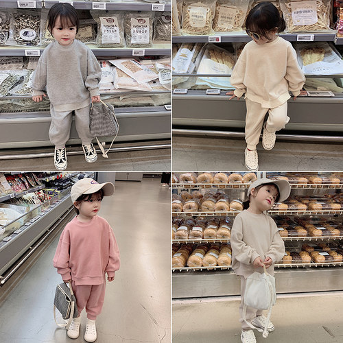 测试推荐韩版棉2件套春秋套装