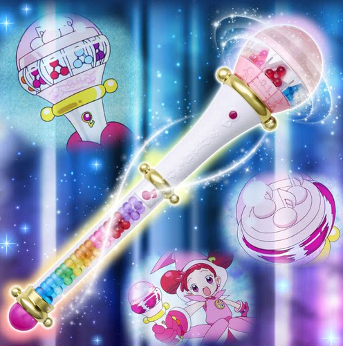 万代 小魔女doremi 见习魔女 克鲁鲁波龙 声光魔法棒 日版 现货