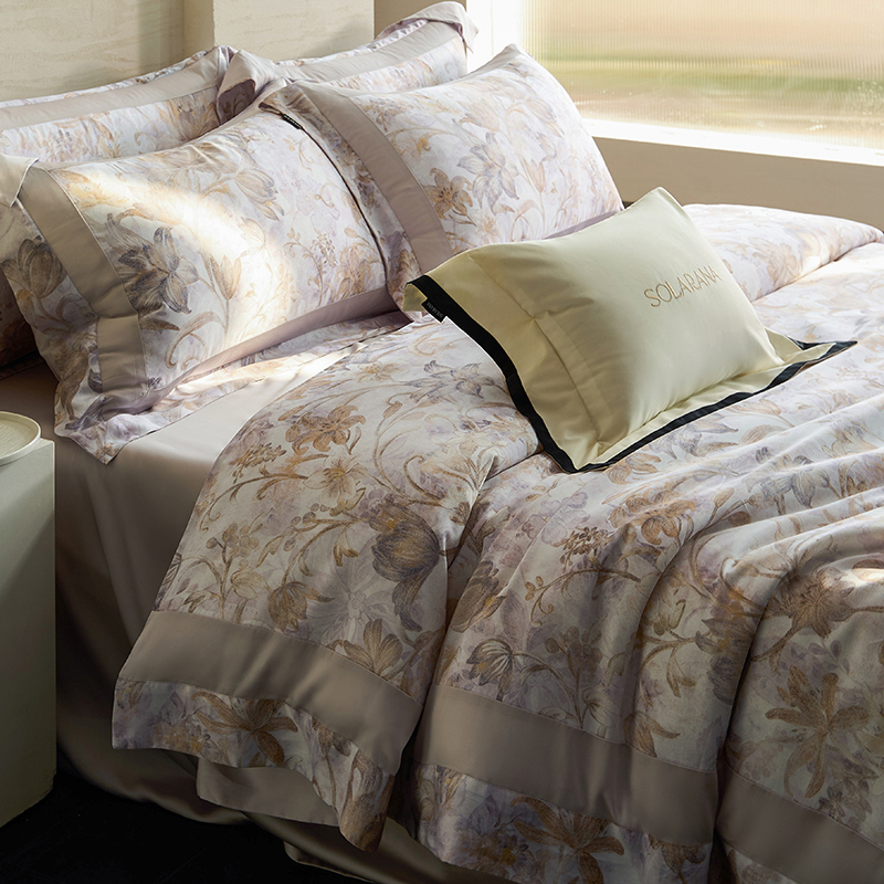 轻奢高端进口天丝数码印花四件套