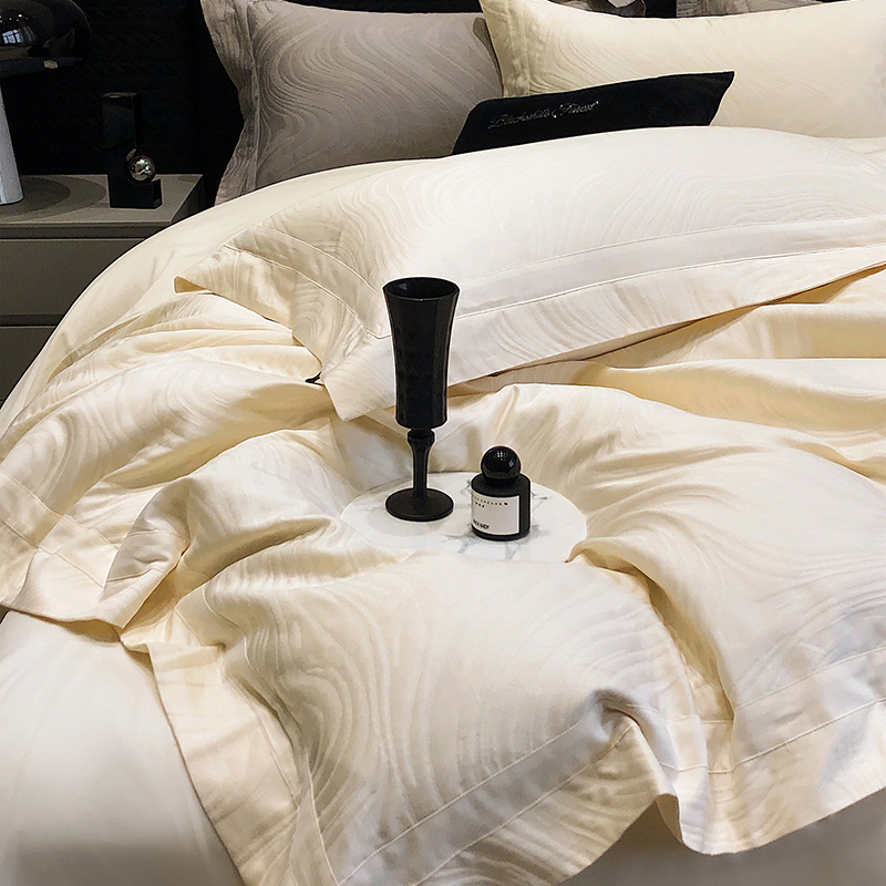 四件套高级感厚织提花磨毛轻奢