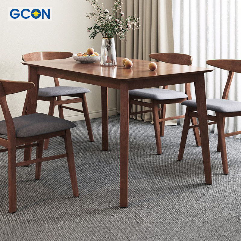 志光实木伸缩餐桌小户型家用餐桌椅可移动折叠桌4人吃饭折叠桌子