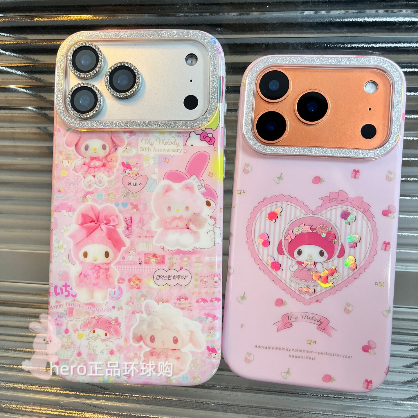 韩国代购苹果可爱古早感日系萌物美乐蒂手机壳适用iPhone17Promax双层imd情侣手机壳苹果16pro可爱磁吸防摔