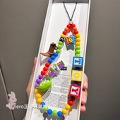 case代购 防丢玩具总动员手机链条挂绳适用苹果iphone手机珠饰 正品