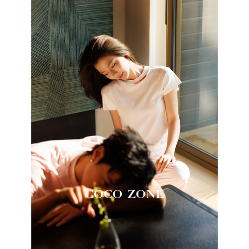 COCOZONE刘一一圆领舒适t恤