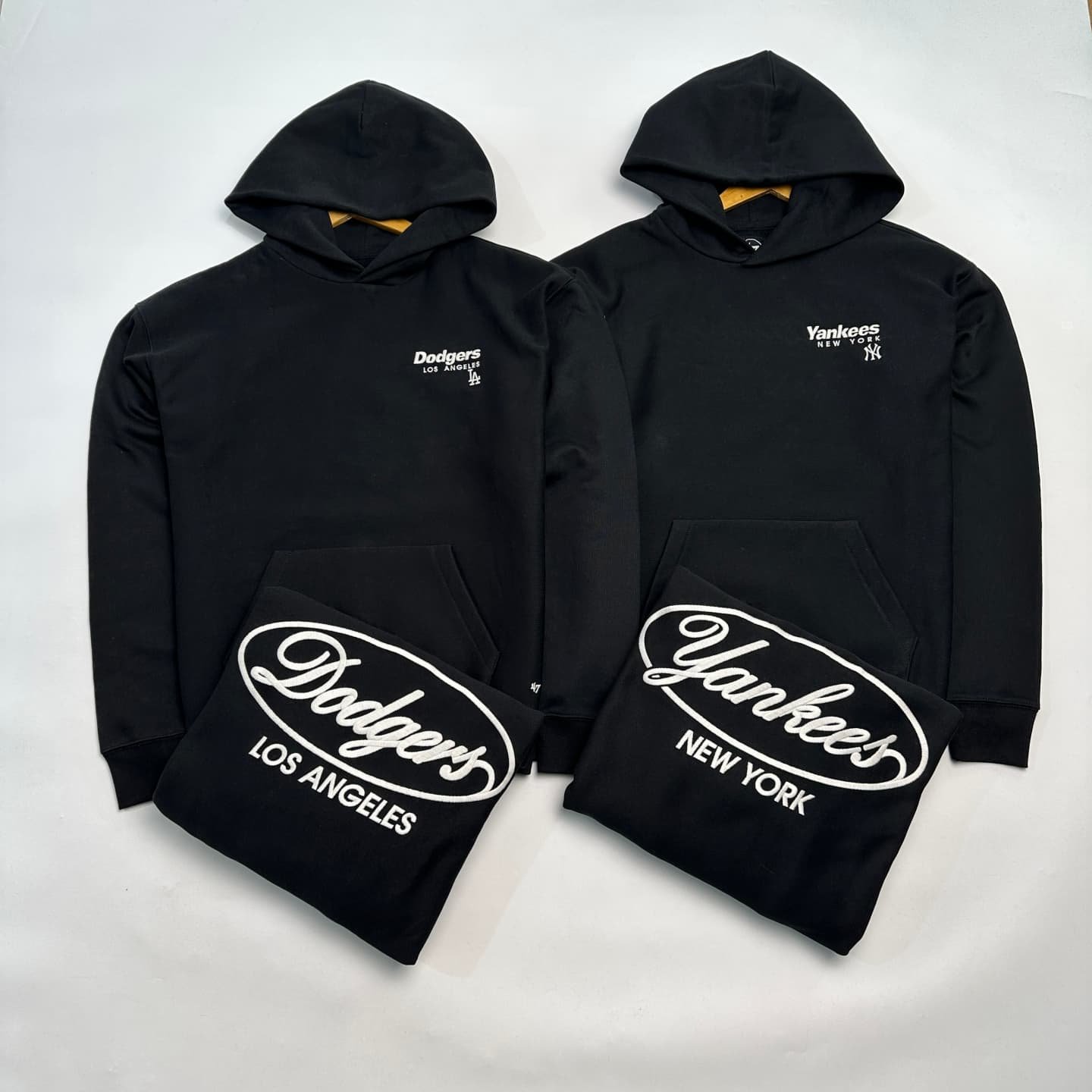 重磅好货 原单47联名美国棒球男士连帽加绒卫衣 万针刺绣LOGO绒衫,男装,卫衣,淘宝优惠券,粉丝福利购,淘宝优惠卷