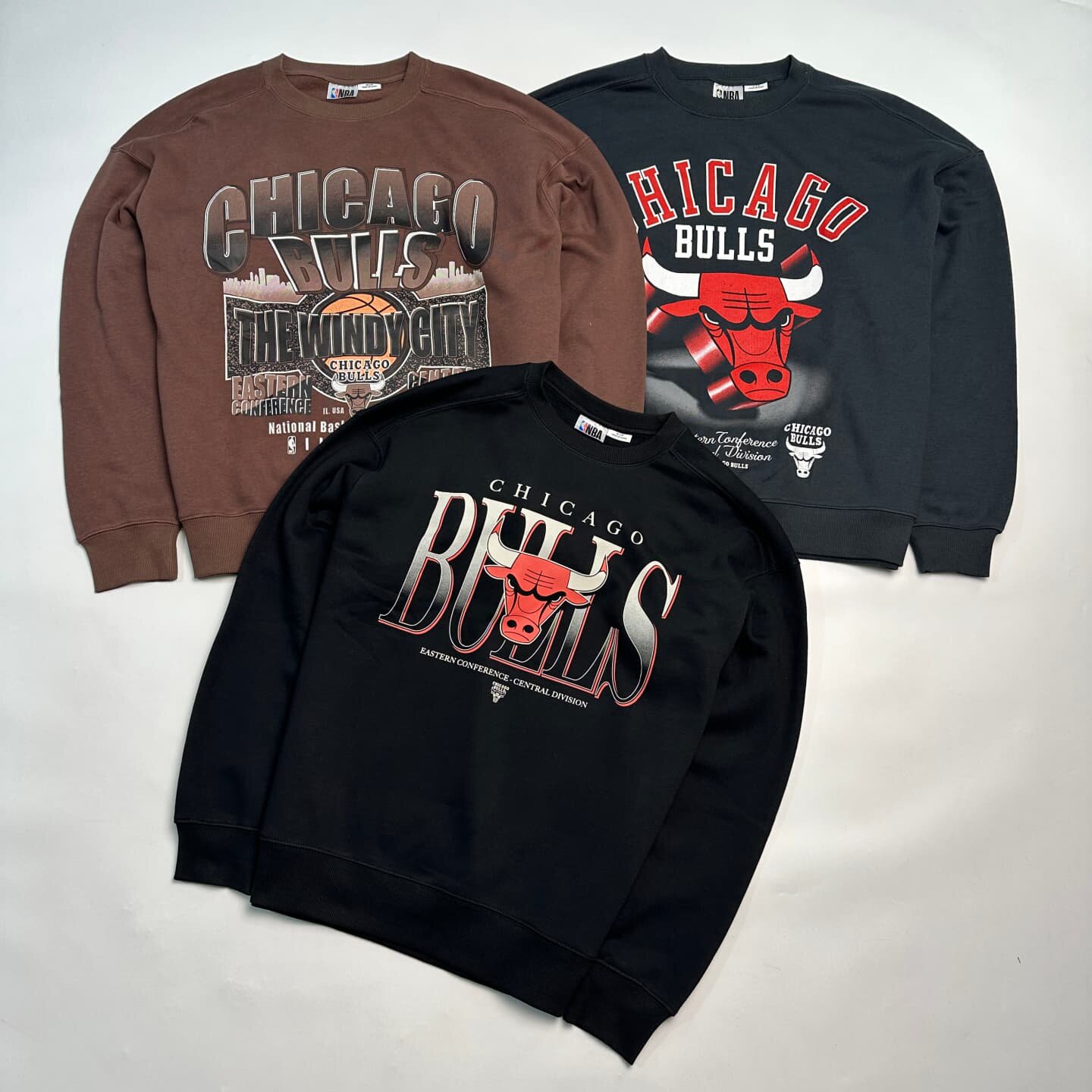 落肩袖宽松大版男士圆领卫衣