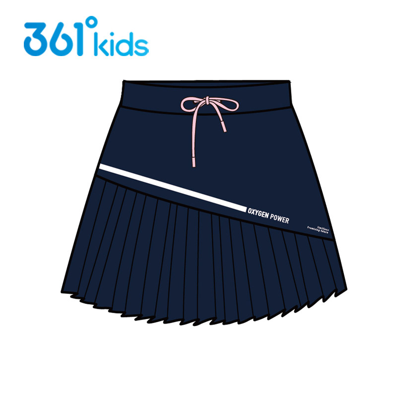 361童装女童短裙儿童裤裙夏季网球运动速干梭织裙子潮女孩半身裙