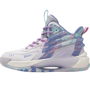 361童鞋女童专业篮球鞋高帮秋冬季中大童软底防滑透气儿童运动鞋