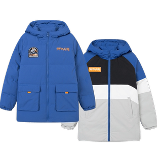 361童装男童两面穿羽绒服中长款防风冬季新款中大童外套K52342913