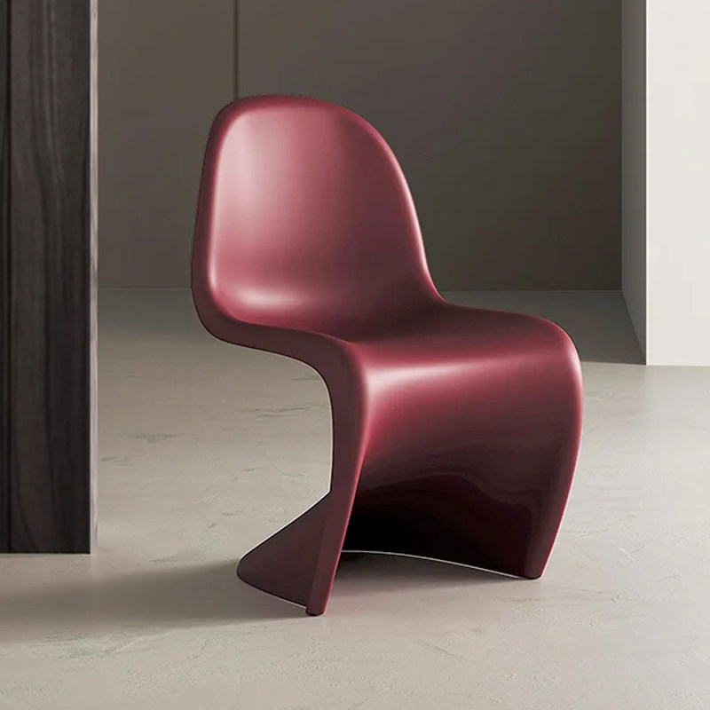 塑料椅子欧轻奢靠背化妆凳设计师