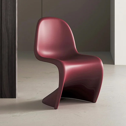 塑料椅子欧轻奢靠背化妆凳设计师