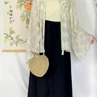 赋衣华裳原魏晋北朝褶衣新中式国风吊带改良日常宋裤阔腿裤汉服女