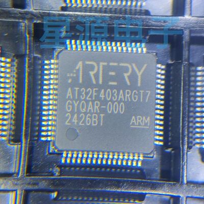 全新原装AT32F403ARGT7 LQFP-64 ARM Cortex-M4 32位微控制器-MCU