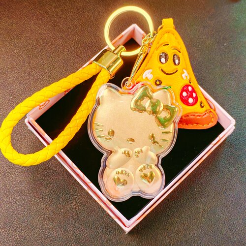 hellokitty猫挂件小玩偶拉布布正品盲盒新款书包包小饰品车钥匙扣