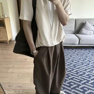 FOBSOM 兰玉条纹假两件衬衫 深V开襟设计 修饰脖颈线条落肩版型