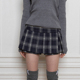 H家欧美女装 英伦学院风复古格纹百褶裙小众辣妹日常秋冬半身裙裤