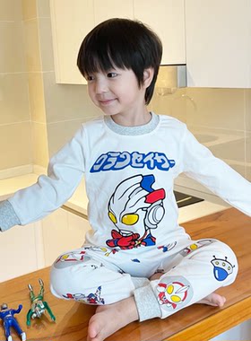 儿童睡衣春秋款纯棉家居服套装