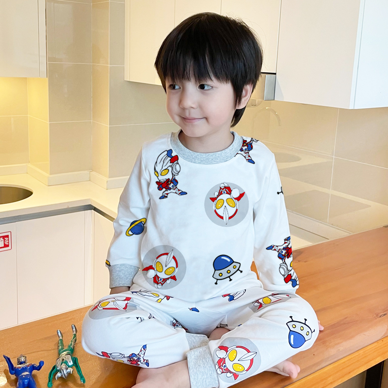 儿童睡衣纯棉秋衣秋裤内衣套装男女童宝宝2025秋季新款男孩家居服,童装/婴儿装/亲子装,内衣套装,淘宝优惠券,粉丝福利购,淘宝优惠卷
