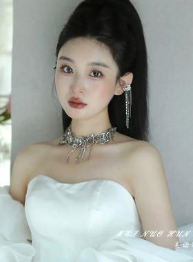 美诺婚饰欧美星星亮片百搭项饰