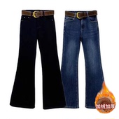 超模腿 微喇加绒牛仔裤 晓雯姐妹x深圳OCT NDN2007