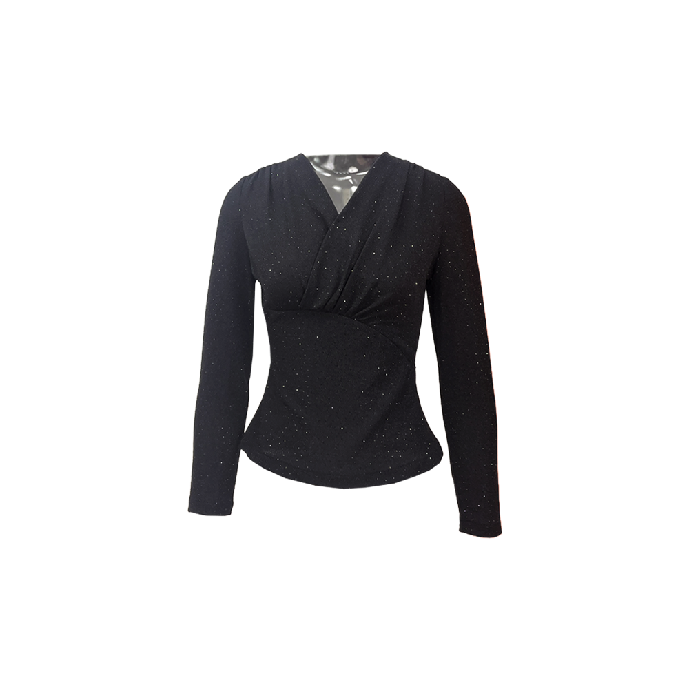 满5免1【晓雯&深圳OCT】醋酸挑丝 钻石星河 NQ1003针织上衣