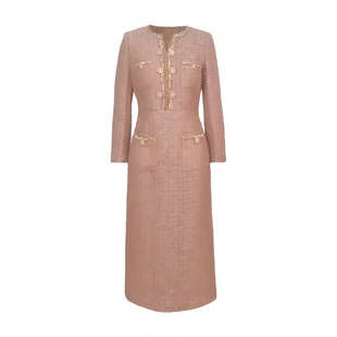 绵羊毛醋酸连衣裙 NQ6016 全场调价 晓雯x深圳OCT年终大促