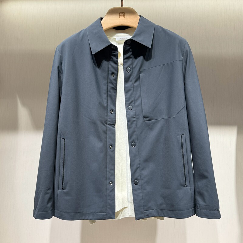 BOSSsunwen专柜正品男装兔毛皮尼克服棉服棉衣外套134327321270