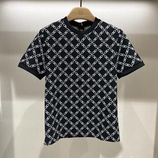 针织衫 2025春夏新款 短袖 男士 T恤151230461970 BOSSsunwen专柜正品