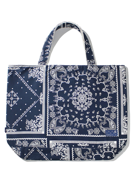 MOUNTsupply腰果花双面托特包重磅帆布单肩包手提男女潮流VISVIM