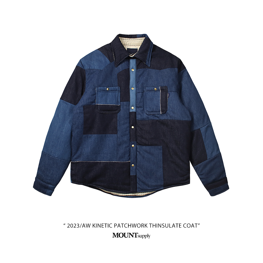 MOUNTsupply古布3M棉服新雪丽ICT蓝染boro咔叽牛仔非羽绒服VISVIM 男装 羽绒服 原图主图