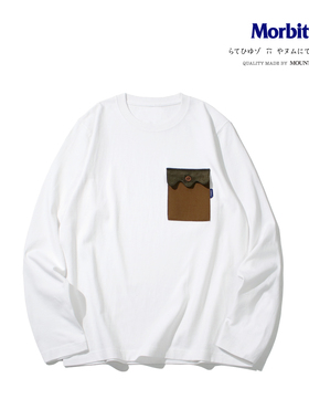 Morbit山系长袖TEE灯芯绒口袋重磅城市户外露营筒织T恤短袖VISVIM