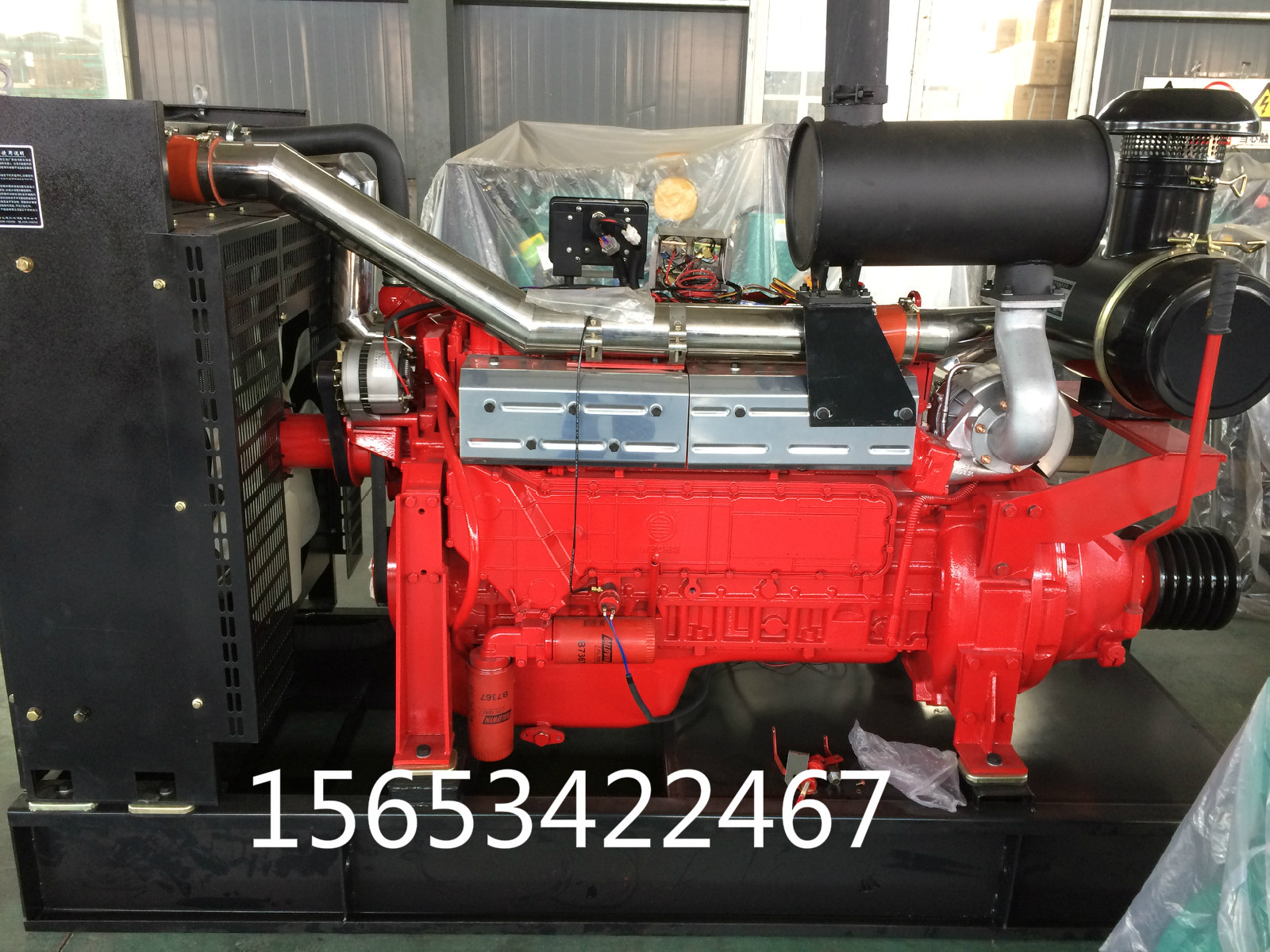 潍柴斯太尔再制造翻新柴油机  200千瓦260马力 固定动力带离合器