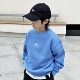 蓝色卫衣男童26春秋款 男孩中大童纯棉针织高品质运动休闲内搭上衣