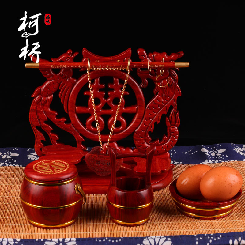 紅木子孫桶結婚慶用品送朋友紅檀套裝三件套實木擺件陪嫁妝品精品在類目 家居飾品, 擺件中 - 來自Buy2taobao.com提供專業的淘寶代購服務