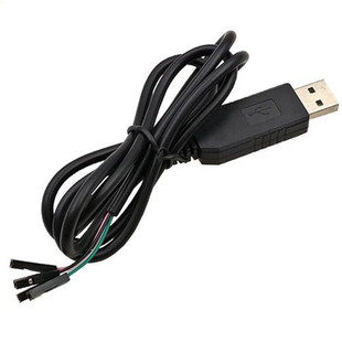 黑PL2303HX USB转TTL RS232模块升级 USB转串口下载线中九刷机线