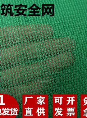 建筑外架安全网阻燃密目网电梯防坠网工地脚手架防护网绿色盖土网