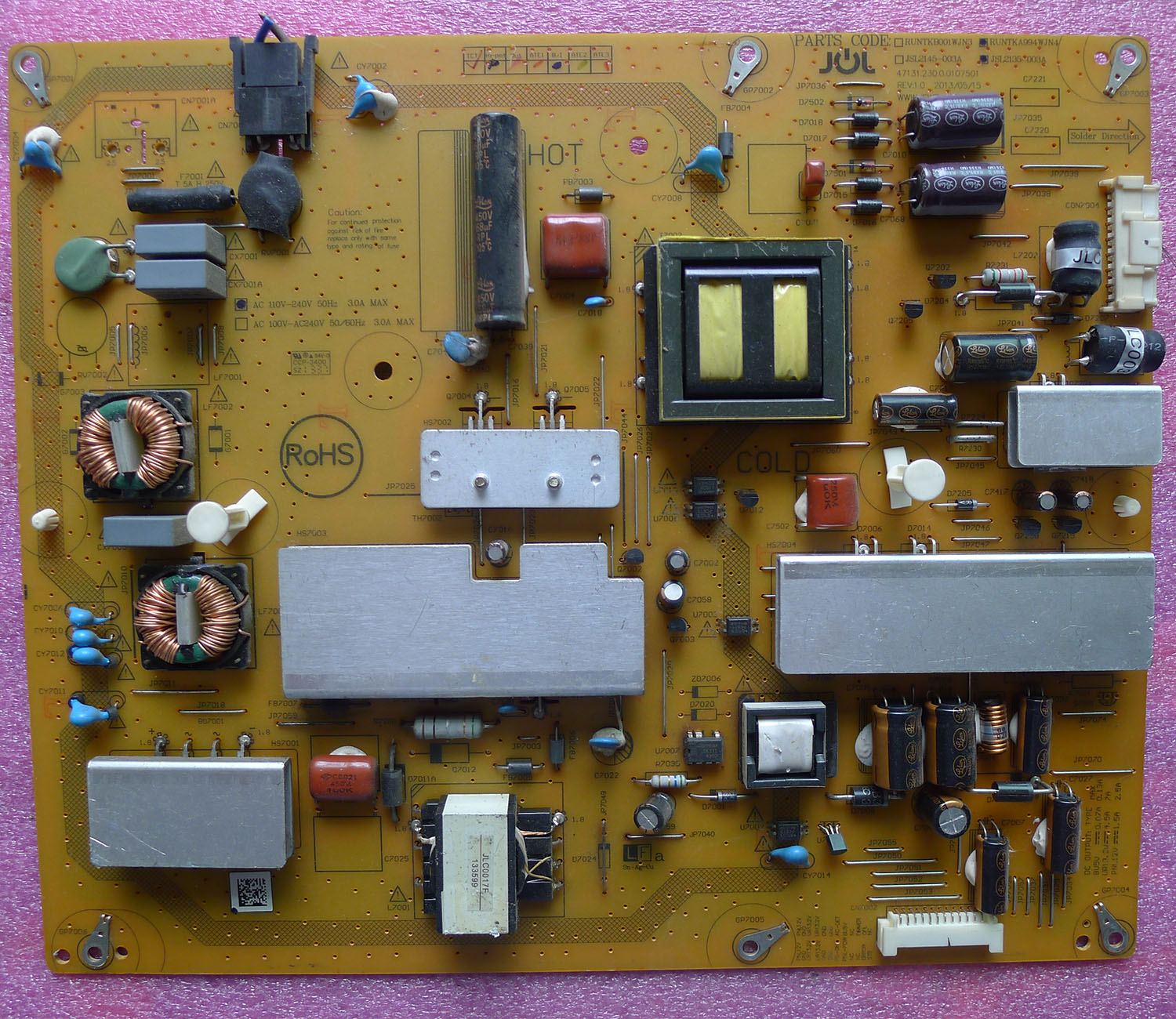 夏普电视机电源板RUNTKA994WJN4