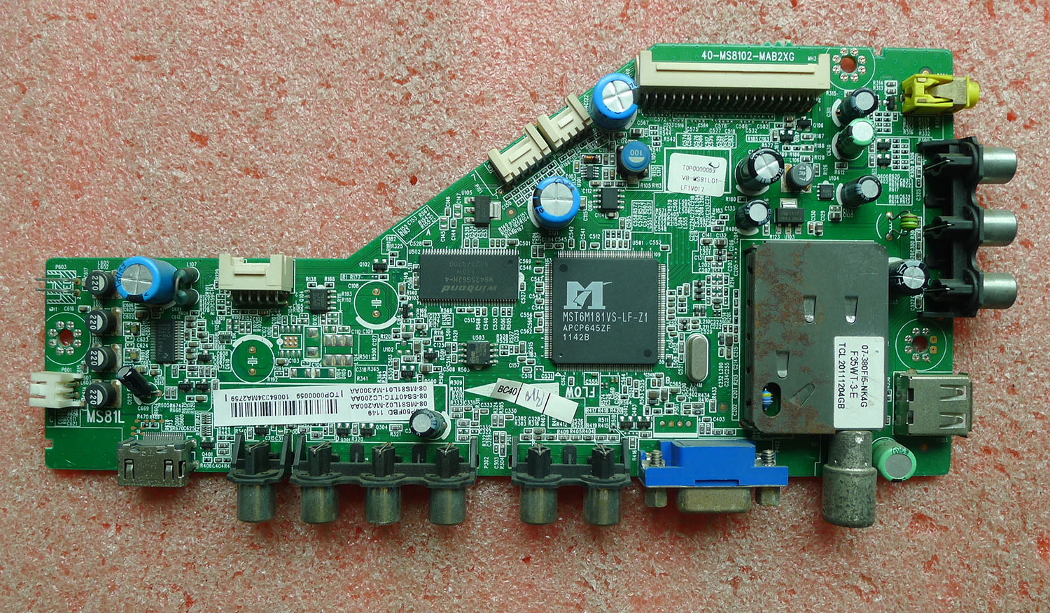 原装TCL L32F3300B主板40-MS8102-MAC2XG屏LVW320SSTM E13