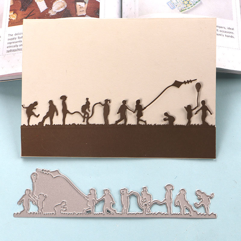 切割模板diy刀模cutting die滚花机纸艺机快乐的儿童diy手工制作