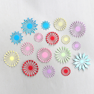 切割模板DIY刀模cutting die滚花机纸艺机花蕊花芯DIY手工制作