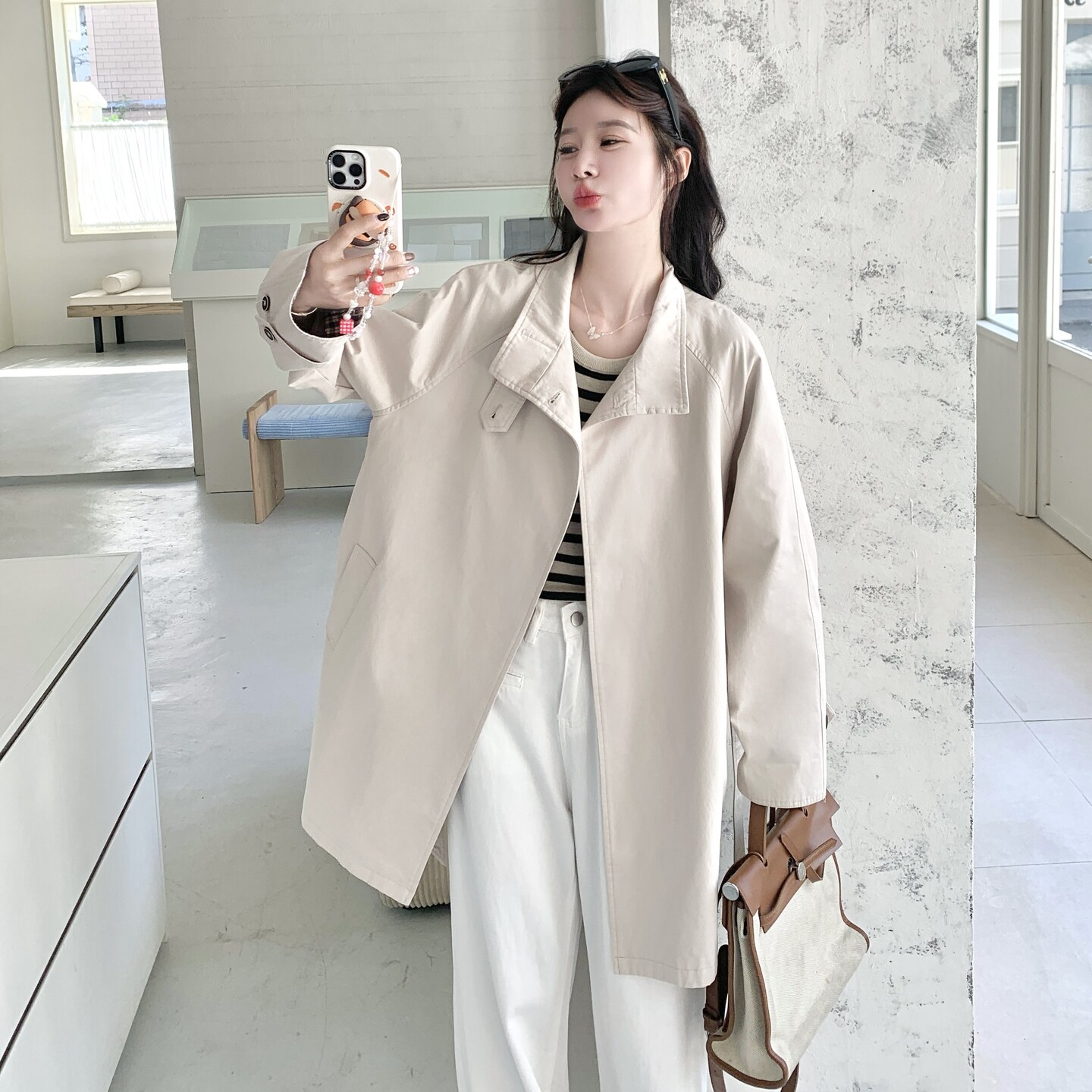 中长款风衣女2025秋季新款女装春秋外套2C227/3312/P185K258