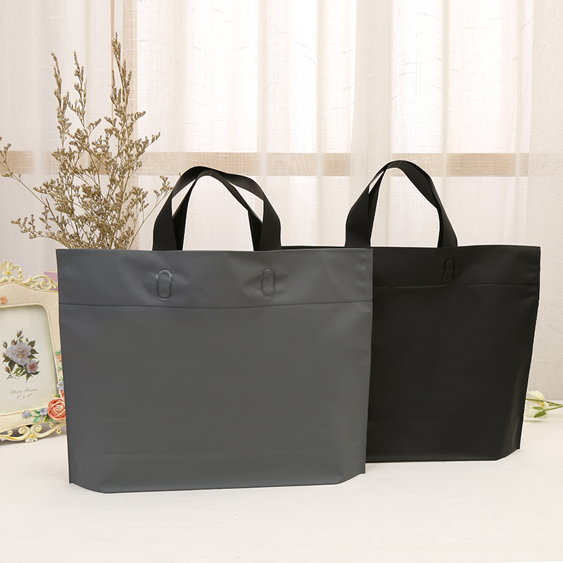 加厚磨砂服装店衣服袋子百货店胶袋塑料袋女装手提袋购物袋定做