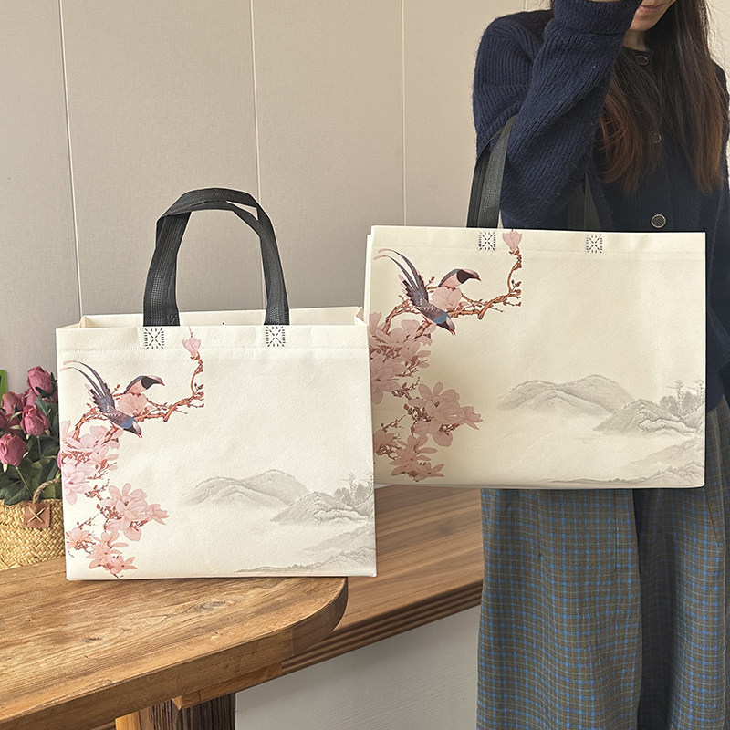新款无纺布手提袋服装店袋子