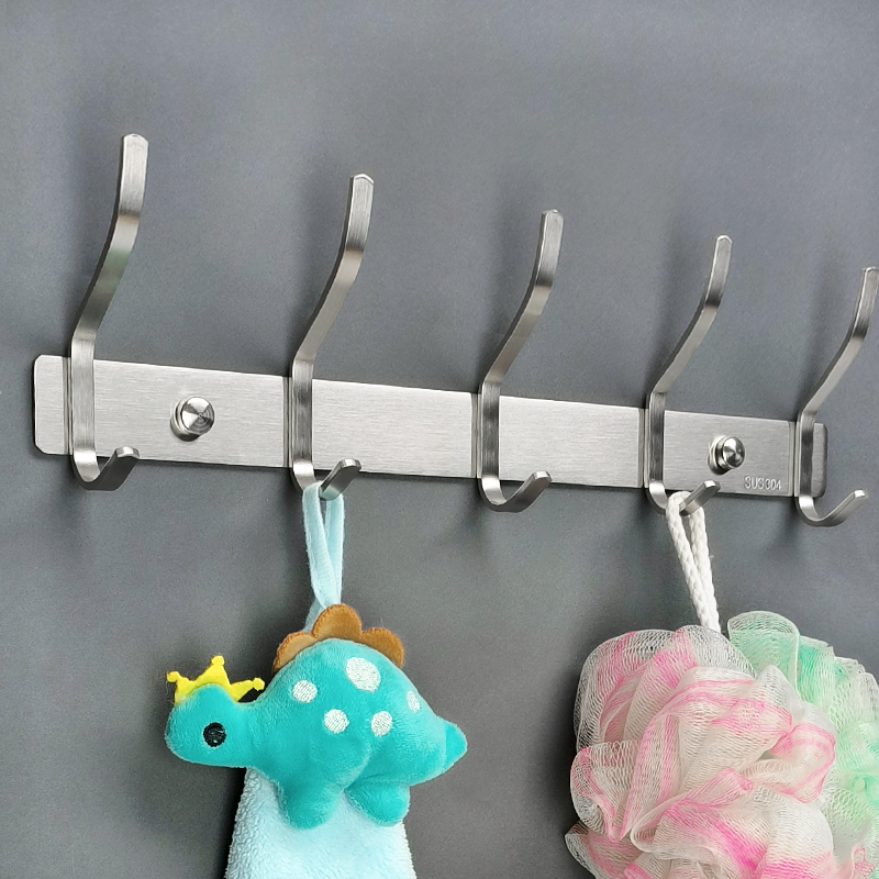 304不锈钢长排挂钩挂衣钩