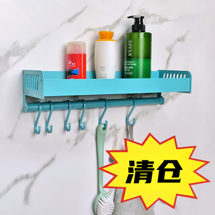 太空铝卫浴置物架浴室洗漱用品化装品收纳架壁挂式厨房调味瓶架子